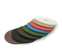 Sentinel Tools and Accessories Superpad Lot de 5 tapis de sol Ø 406 mm en Oxyde d'aluminium 24 grains, Weiß, compatibles avec Meuleuse d'angle