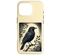 Sentinelle de Solitude Le Corbeau Coque pour iPhone 16 Pro