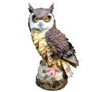 Sentinelle Raptor Réaliste - Garde À Plumes Réaliste, Base Talon Résistante Aux Intempéries | Dissuasion Contre Les Parasites Pour Les Sculptures De Protection De Jardin Intérieur Et Extérieu