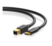 Sentivus U202-200 Câble d'imprimante USB 2.0 Pro Series (USB-B mâle vers USB 3.1-C mâle), 2,00m, noir