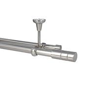 Sento 25/19mm Kit de Tringle a Rideau Metal Fixation au Plafond Acier Inoxydable 320 cm ILUSION