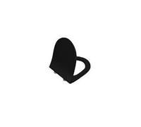 sento abattant ultra-fin frein de chute noir mat (120-083r009)