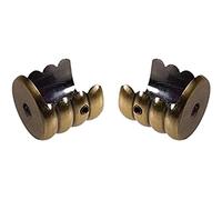 Sento Accessoires pour Tringles à Rideaux Ø 16 mm Métal Laiton Antique Ø 16mm 2x Support Naissance