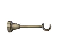 Sento Accessoires pour Tringles à Rideaux Ø 16 mm Métal Laiton Antique Ø 16mm Support Mural