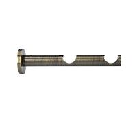 Sento Accessoires pour Tringles à Rideaux Ø 19 mm Métal Laiton Antique Ø 19/19mm Support Mural Modern