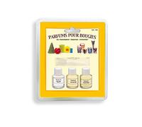 SentoSphère - 3 PARFUMS BOUGIES (FIGUIER, LAVANDE, JACINTHE) - Recharge kits bougies - Création de bougies raffinées multicolores - Kit atelier créatif enfant - A partir de 8 ans - Fabriqué en France