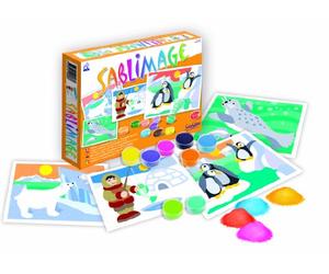 Sentosphère - 3900893 - Kit d'Activité - Sablimage sur La Banquise