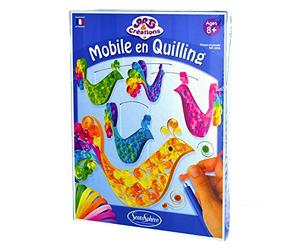 Sentosphère - 3902050 - Kit d'Activité - Mobile en Quilling - Oiseaux