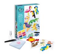 Sentosphère 3920030 Kit de bricolage Pixel Art Pendentif Animaux DIY Porte-clés Kit créatif pour enfants à partir de 5 ans