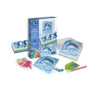 Sentosphère 3932490 Diamond Box Dauphins Creative Kit DIY pour enfants et adultes