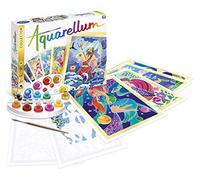 Coffret Aquarellum Collector - Dieux et Déesses Grecs - SENTOSPHERE - Multicolore - Jaune