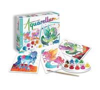 SENTOSPHERE - Aquarellum licorne pégase - Mixte - À partir de 8 ans - Technique innovante