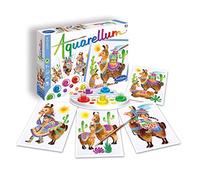 SentoSphère - Aquarellum junior - LAMAS -Kit de peinture magique enfant - Activité créative avec 4 tableaux cértis - 5 peintures pour créer des multiples nuances - Dès 7 ans Made in France - 6508