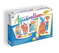 SentoSphère - AQUARELLUM JUNIOR - L'ENFANT ET LA BETE - Kit peinture - Peinture Aquarellable Magique - A partir de 7 ans - fabriqué en France