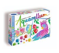 SentoSphère - AQUARELLUM JUNIOR - PERROQUETS - Kit peinture - Peinture Aquarellable Magique - A partir de 7 ans - fabriqué en France