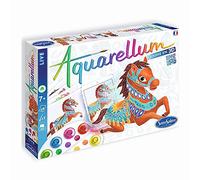 Sentosphère - Aquarellum Live - Chevaux - Kit Peinture - Peinture Aquarellable Magique - Scanne-Les pour Les animer et Te Prendre en Photo avec ! Dès 7 Ans - Fabriqué en France - 6701