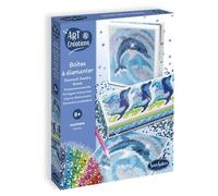 Sentosphère Art & Creations Boites A Diamanter Dauphins Multicolore