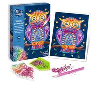 Sentosphère – Canevas à Diamanter Hibou – Kit diamant Cheval scintillant – Dès 8 ans