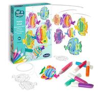Sentosphère - Art & Créations - Mobile Vitrail - Poissons - Activité Créative - Peindre et décorer sa chambre - Manuelle - Peinture - Pour les enfants à partir de 4 ans - 2420