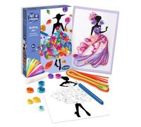 Sentosphère - Art & Créations Quilling Art Robes de rêves - Kit créatif papier pour enfants - Robes de rêve multicolores à réaliser soi-même - Loisirs créatifs & initiation- Dès 8 ans - 20540