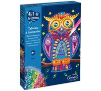 Sentosphère – Canevas à Diamanter Hibou – Kit diamant Cheval scintillant – Dès 8 ans