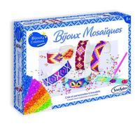 Sentosphère – Coffret créatif Bijoux Mosaïques pour enfants dès 8 ans – 6 bracelets, vernis – 80005