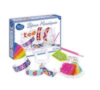 Sentosphère - Bijoux Mosaïques - Coffret créatif pour enfants dès 8 ans - Crée 6 bracelets en plexiglass avec mini mosaïques et vernis de finition - 80005