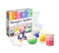 Sentosphère - Bougies Sable - Kit créatif DIY dès 8 ans- Activité manuelle ludique pour fabriquer soi-même des bougies multicolores