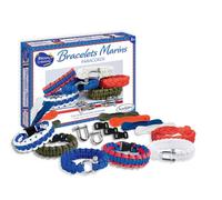 Sentosphère - Bracelets Marins Paracorde - Coffret créatif pour enfants dès 8 ans - Crée 6 bracelets marins élégants avec paracorde et fermoirs en métal - 80000