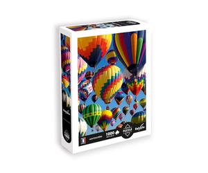 Sentosphere Calypto 3907102 Montgolfière 1000 pièces Puzzle Soft Touch Coloré avec Surface veloutée pour Adultes et Enfants à partir de 9 Ans Ballons