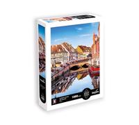 SentoSphère - Calypto - Puzzle - Collection Paysage - La Petite Venise de Colmar - Alsace - 1000 pièces - Un Puzzle 68,5 x 48 cm - A partir de 9 Ans - Fabrication française