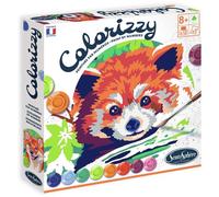 Sentosphère - Dessin et coloriage enfant - Colorizzy Panda Roux Shiba - Multicolore