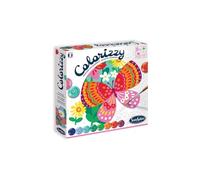 Sentosphère - Colorizzy - Papillons - Peinture par Numéros - Intuitif et Facile - Moment Relaxation - Kit de Loisir Créatif - Pour enfants dès 6 ans - Fabriqué en France - 4504