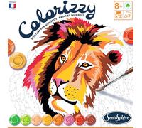 Sentosphère - Colorizzy - Savane - Peinture par Numéros - Intuitif et Facile - Moment Relaxation - Kit de Loisir Créatif - Pour enfants dès 6 ans - Fabriqué en France - 4500