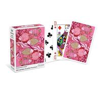 Sentosphère - Jeu de 54 Cartes Classique Poissons Roses - Format Bridge - Cartes à Jouer Standard - Fabriqué en France - Carte Douce et Glissante - 1206