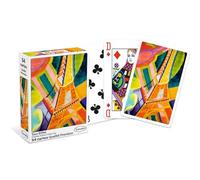 Sentosphère - Jeu de 54 Cartes Robert Delaunay Tour Eiffel - Format Bridge - Cartes à Jouer Standard - Fabriqué en France - Carte Douce et Glissante - 1255