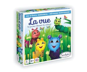 SentoSphère - LA Vue - Jeu Sensoriel - Jeu d'éveil - pour découvrir Les Couleurs - Méthode Montessori - A partir de 3 Ans - Fabriqué en France