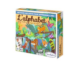 Sentosphère - L'Alphabet - Jeu sensoriel et éducatif - Méthode Inclusive pour Apprendre l'Alphabet - Lettres, Braille et Langue des Signes - A partir de 3 Ans - Grand Prix du Jouet 2023-148