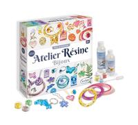Sentosphère - L'Atelier de Résine - Kit de Loisir Créatif - Dès 10 Ans | Pour réaliser ses créations en résine de bijoux - Cadeau fille 10 ans - Pour enfants dès 10 ans - Assemblé en France - 837