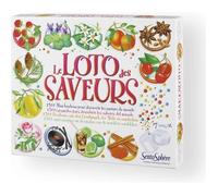 SENTOSPHERE Loto des Saveurs - Jeu pour Enfant - Reconnaître 30 saveurs - Dès 6 ans