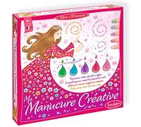 SentoSphère - MA MANUCURE CREATIVE - Tout pour créer de jolis ongles - Kit DIY Cosmétique - Laboratoire Créatif - Rêve de Princesses - A partir de 8 ans - Fabriqué en France