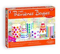SentoSphère - MES PREMIERES BOUGIES - Création de bougies raffinées multicolores - Kit atelier créatif enfant - A partir de 8 ans - Fabriqué en France