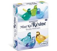 Sentosphère - L'Atelier de Résine - Petits oiseaux - Kit de loisir créatif - Pour réaliser des petits pinsons de jaune d'or à bleu - Technique simple et sécurisée - Pour enfants dès 10 ans - 8382