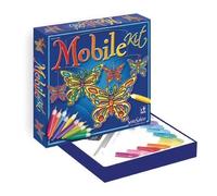 Sentosphère Mobile Vitrail Papillons Bleu G