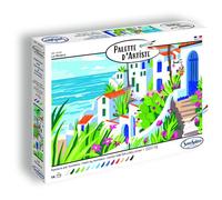 Sentosphère – Peinture par numéros Palette d'Artiste La Riviera, 16 couleurs, Qualité Beaux-Arts