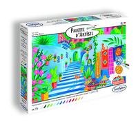 Sentosphère – Peinture par numéros Palette d'Artiste La ville Bleue 16 couleurs Qualité Beaux Arts