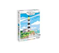 Sentosphère- Palette d'Artiste - le Phare - Peinture par numéros - 16 couleurs - Qualité Beaux Arts - Loisirs et créatifs adultes - Made in France