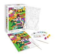 Sentosphère- Palette d'Artiste - Marché Méxicain - Peinture par numéros - 16 couleurs - Qualité Beaux Arts - Loisirs et créatifs adultes - Made in France