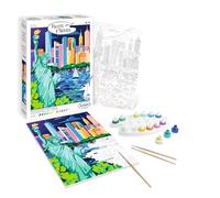 Sentosphère- Palette d'Artiste - New York - Peinture par numéros - 16 couleurs - Qualité Beaux Arts - Loisirs et créatifs adultes - Made in France