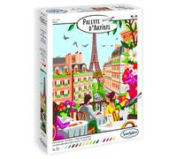 Sentosphère Peinture à numéro Palette D'artiste Paris – Acrylique pour adulte, carte toilée